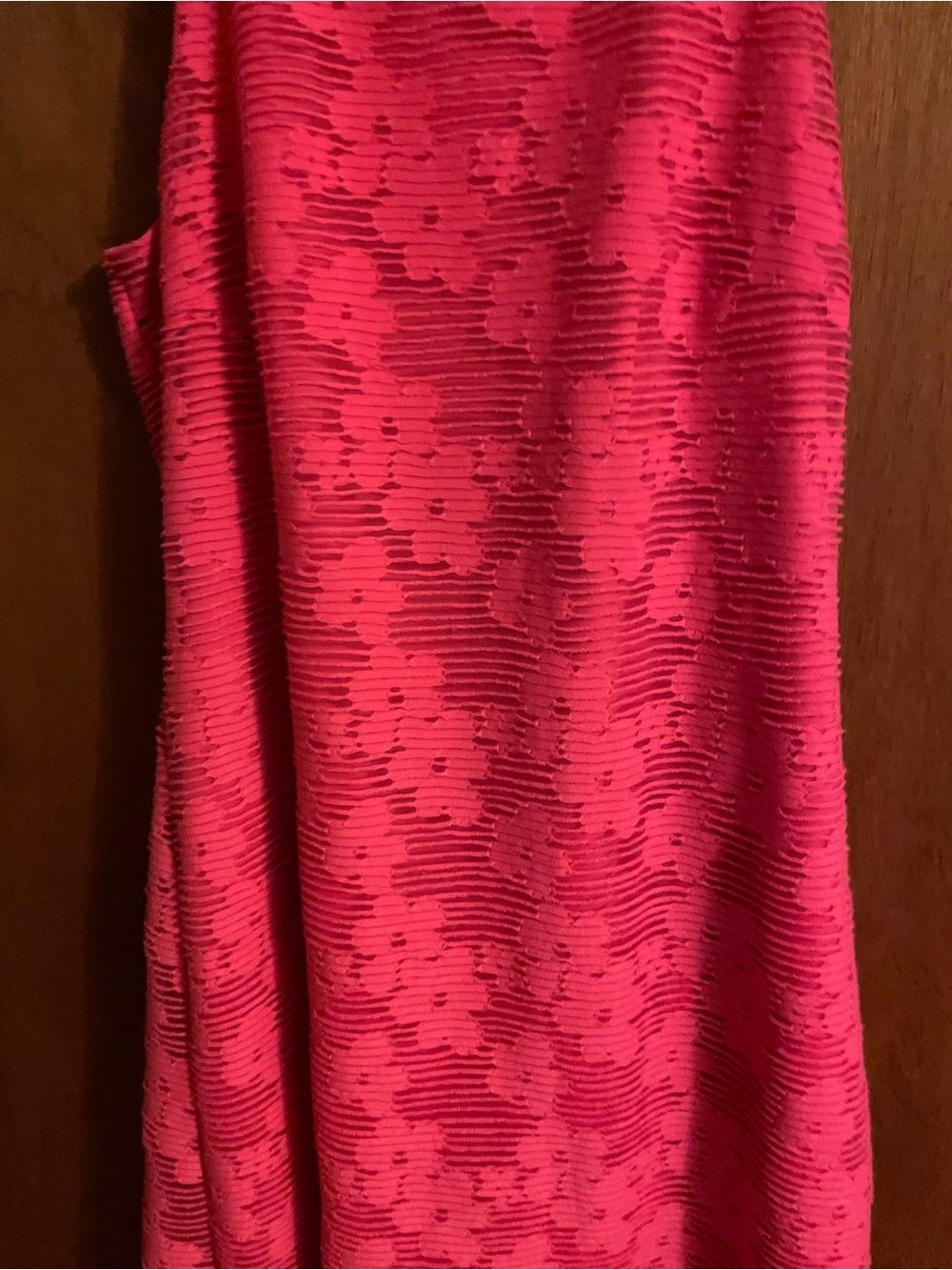 Nine West Hot Pink Textured Dress - Picture 3 of 7